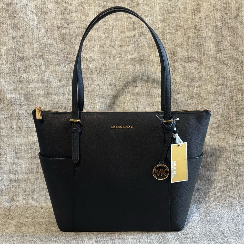 Michael Kors Black Leather Tote